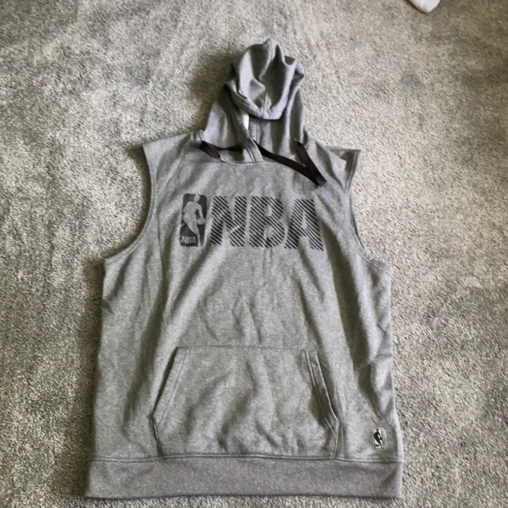 NBA sleeveless hoodie